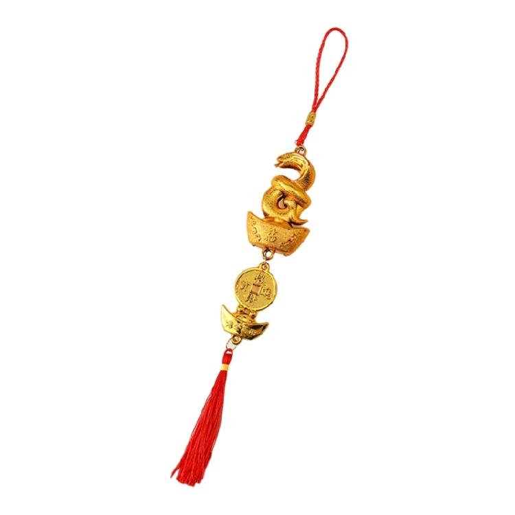 2025 Years of The Snake Pendant Snake Lucky Charm Decorative for Chinese New Years Prosperitys and Elegant Decoration