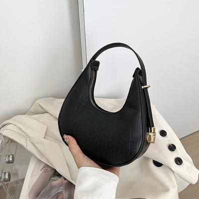 PU Leather Armpit Shoulder Purse Vintage Small Shoulder Bag for Women Girls Summer Handbag Luxury Shopper Bag