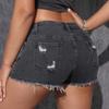 Women High Waisted Baggy Wide Leg Denim Shorts Casual Jean Shorts