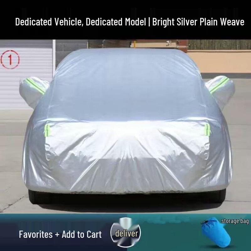 Universal Thickened Car Cover - Sun, Snow & Rain Protection