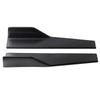 One Pair Car Side Skirt Spoiler Rocker Splitter Wing Anti-Scratch Matt Black