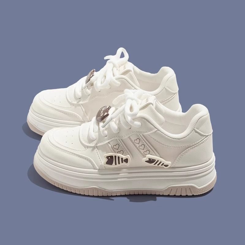 Mädchen Herbst Atmungsaktive Mesh Weiße Sneaker Lässige Sportschuhe Für Große Kinder