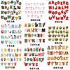 New Christmas Letter Embroidery Cloth Sticker Christmas Tree Towel Embroidery Patch Sticker Snowman Snowflake Computer Embroidery Chapter Boy