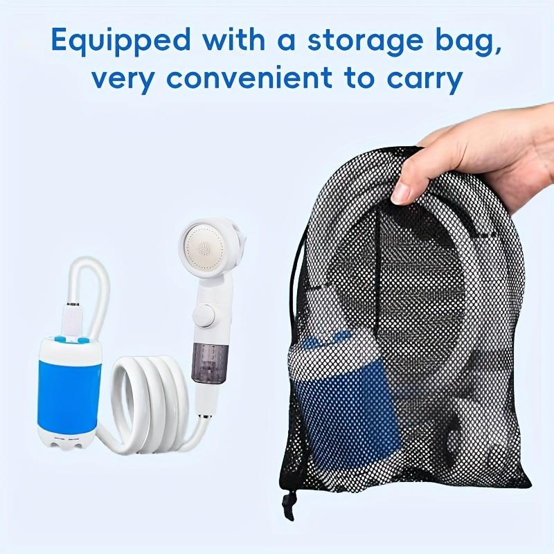 Portable Electric Camping Shower, USB Outdoor Shower Set with ABS Material, for Travel, Camping, Mountaineering, Pet Bathing, Plant Watering