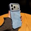 For  Magnetic Denim Retro Case for For Iphone 17 Air 16 15 14 Plus 13 12 Pro Max 11 Shockproof Bumper Plating Cover