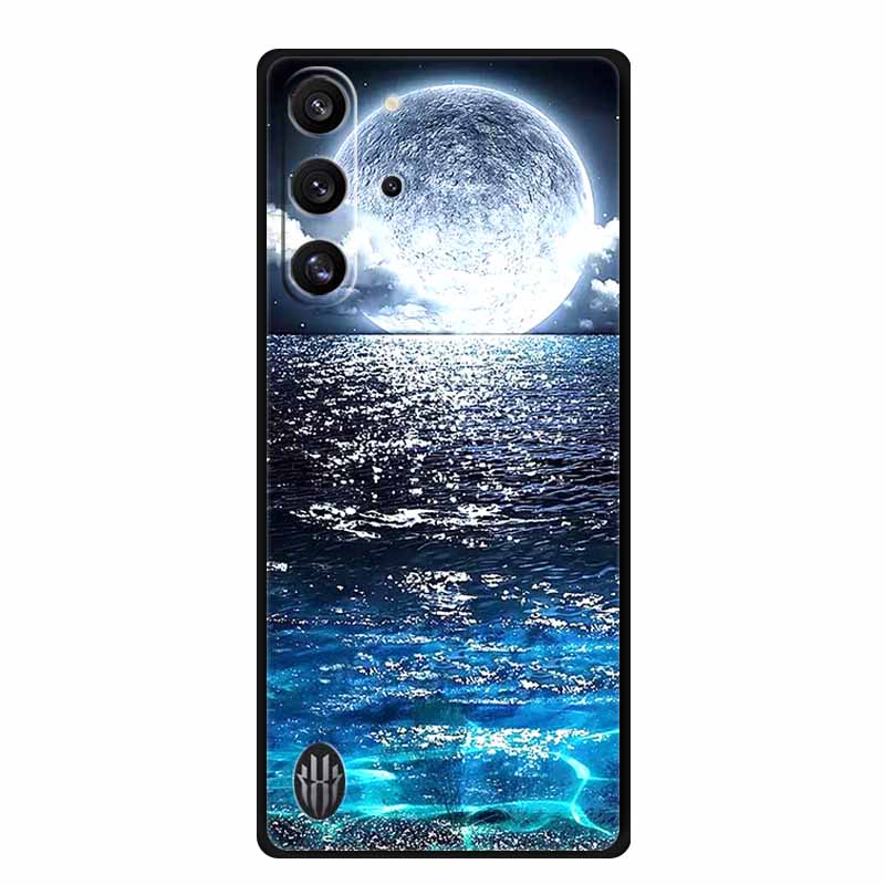 Für ZTE nubia Red Magic 10 Pro 5G Hülle Tiere Weiches Silikon TPU Handyhüllen Rückseite für REDMAGIC 10 Pro+ Mode Wolf Fundas