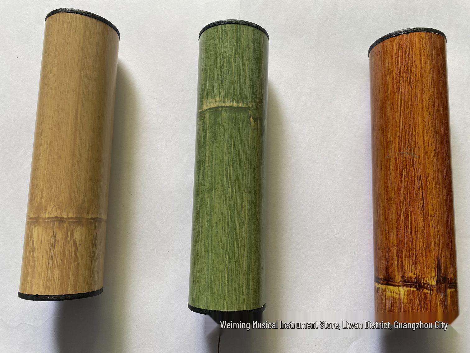 Ethnic Aluminum Alloy Children s Percussion Sand Shaker Instrument Square Black 8.5CM