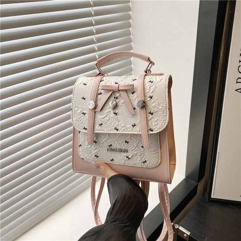 Women's Bag Summer New Trend Niche Design Texture Commuting Fashion Simple Sweet Cute Backpack