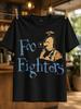 Foo Fighters Blue Vintage Camera Figure And Serif Band Name Lettering Quirky Retro Rock Graphic Unisex All TShirt