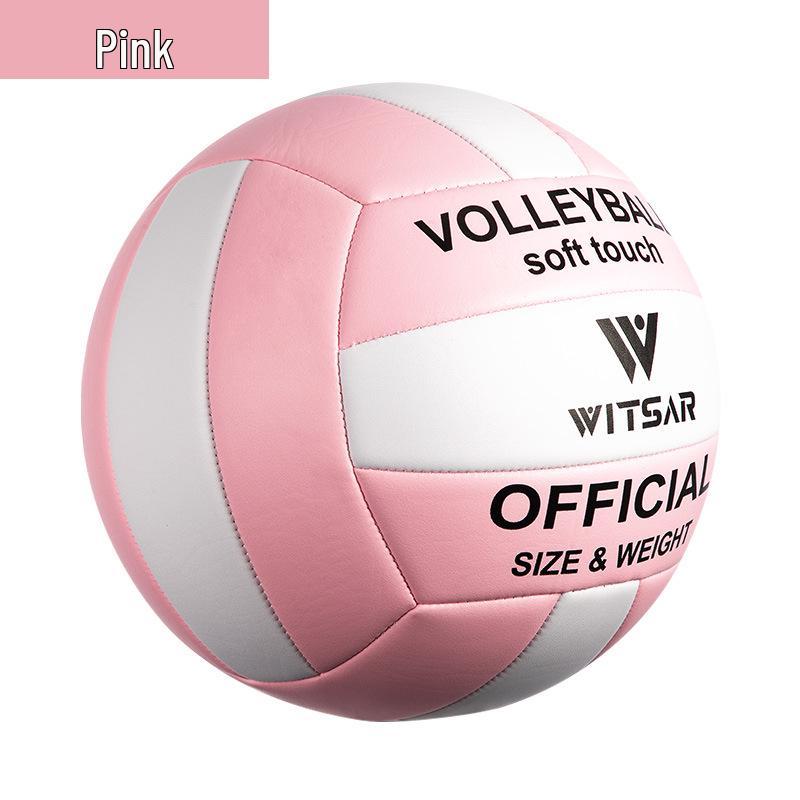 Machine-Sewn Volleyball for Middle School Exam, Size 5 - Ideal for Indoor/Outdoor Competitions for Men and Women