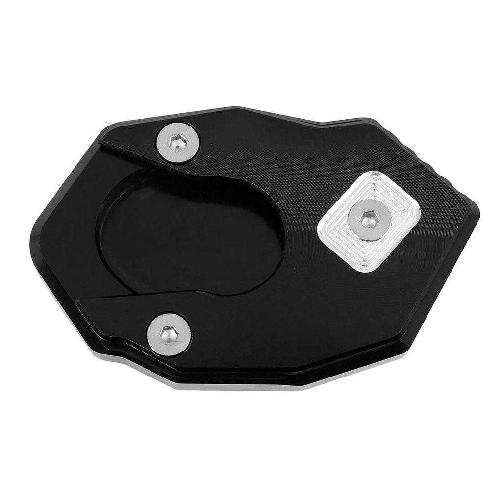 uxcell Motorcycle Kickstand Expanding Pad Anti-Slip Aluminum Alloy for Kawasaki Z250 Z300 Z650 Z750 Z800 Z900 Z900RS Z1000 Black