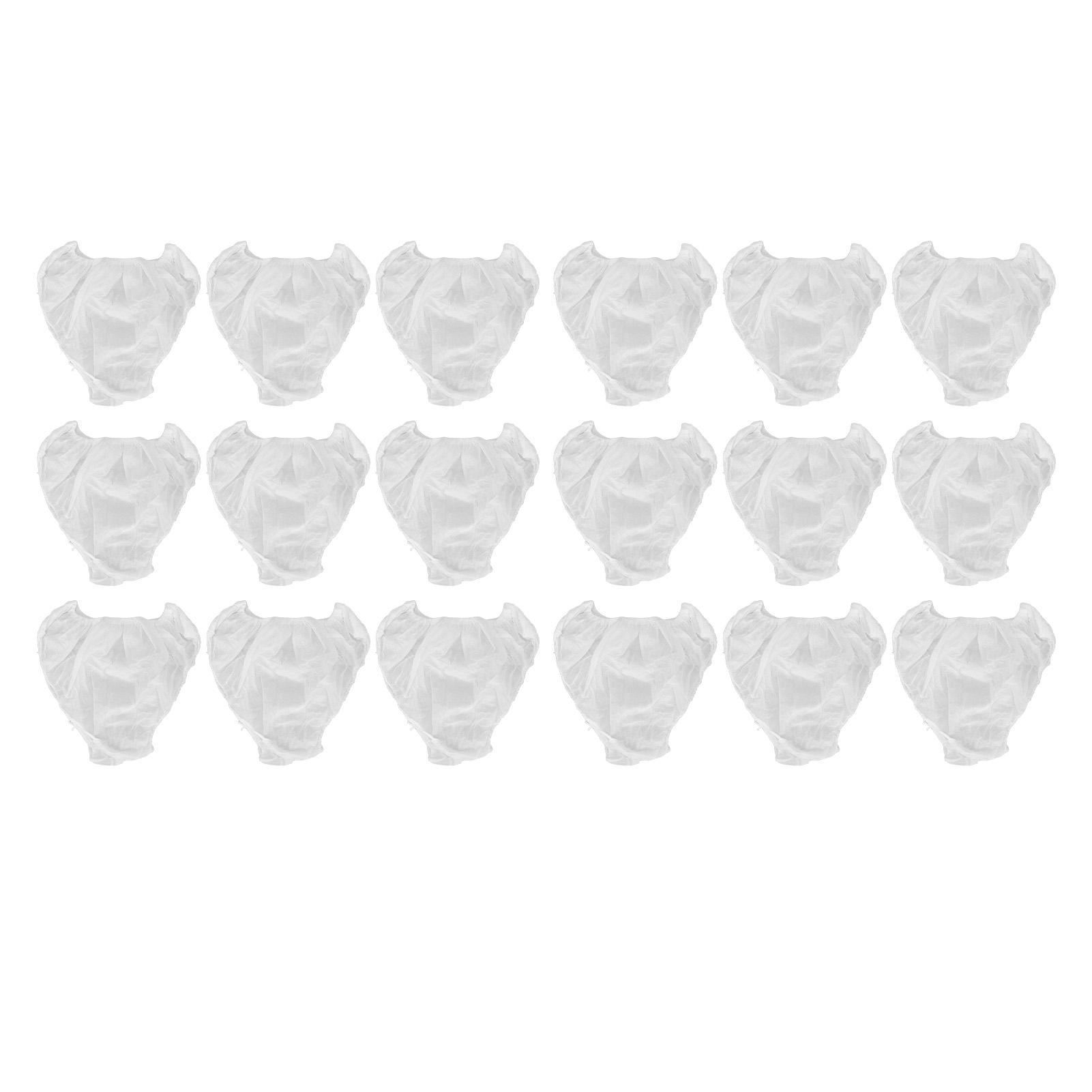 

50 шт. одноразового нижнего белья унисекс белого цвета из нетканого материала для путешествий в салон красоты на открытом воздухе