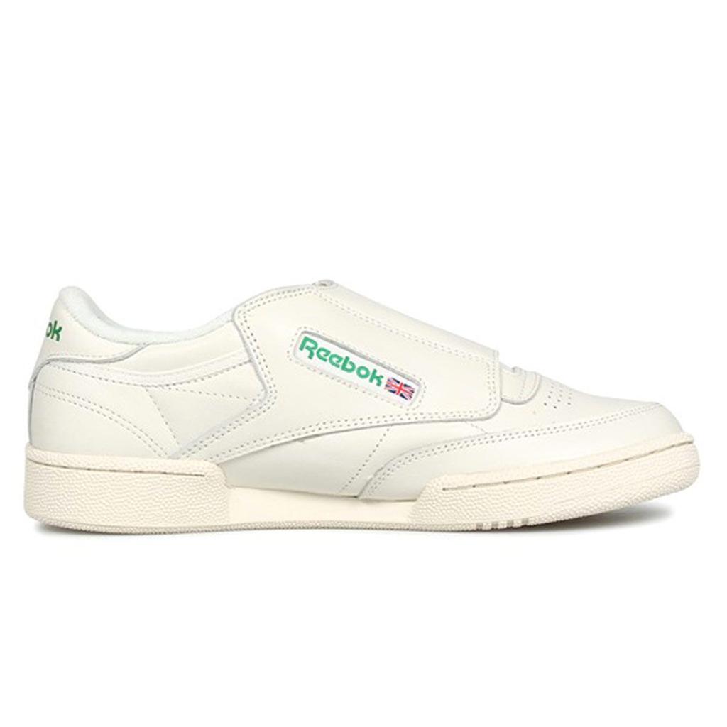 Reebok Tênis Club C Stomper Leves de Cano Baixo Tênis Masculinos Off-White DV5752