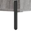 Sideboard Gray Sonoma 69.5 X 34 X 90 Cm Particleboard