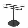 Countertop Towel Rack No Drill Stainless Metal Holder Stand Draining Design Household Storage