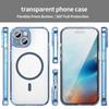 For iPhone 15 Plus Phone Case, Magnetic Shockproof Transparent Cover for iPhone 15 Plus