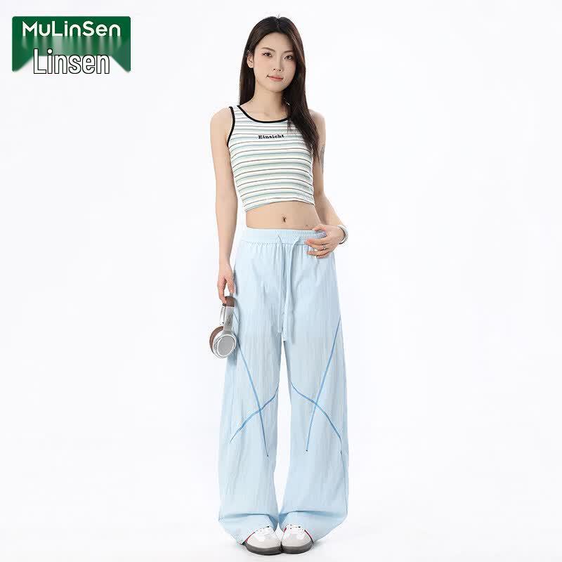 MULINSEN Women's Quick-Dry Loose Fit Wide Leg Pants