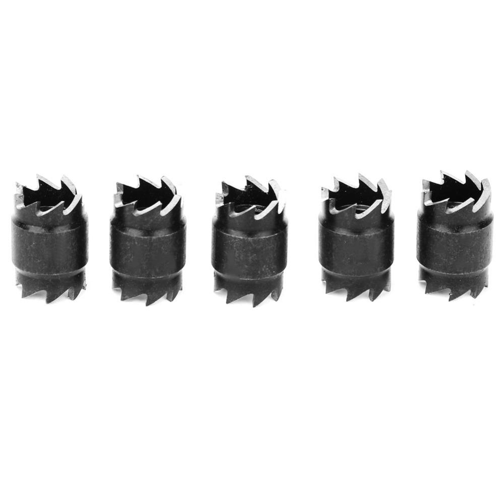 9pcs High Speed Steel Spot Weld Cutter Double Sided Spot-Weld Drill Bits Metal