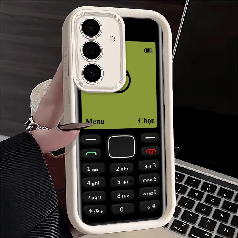 Phone Case for Samsung Galaxy A17 A16 A15 A14 A13 Funny Retro Callphone A56 A36 A26 A55 A35 A25 A54 A34 A24 A53 A33 A23 A07 A06
