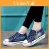 2018 New Fashion Womens Round Toe Casual Shoes Comfortable Denim Tennis Shoes