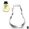 11Pcs/set Christmas Series Cookie Cake Fondant Mold DIY Pastry Sugarcraft Bakeware