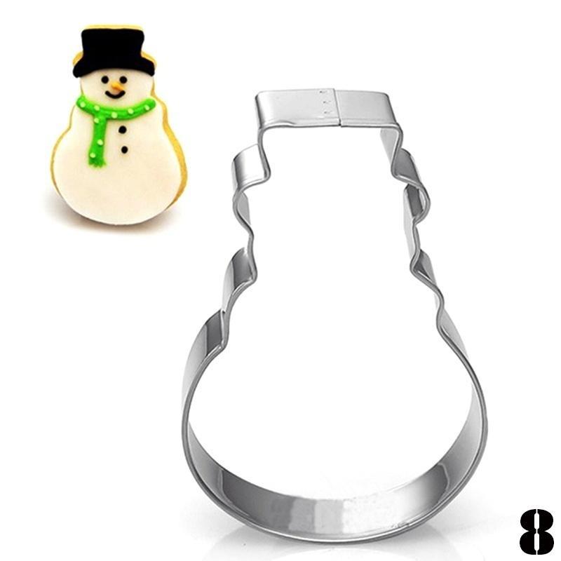 11Pcs/set Christmas Series Cookie Cake Fondant Mold DIY Pastry Sugarcraft Bakeware