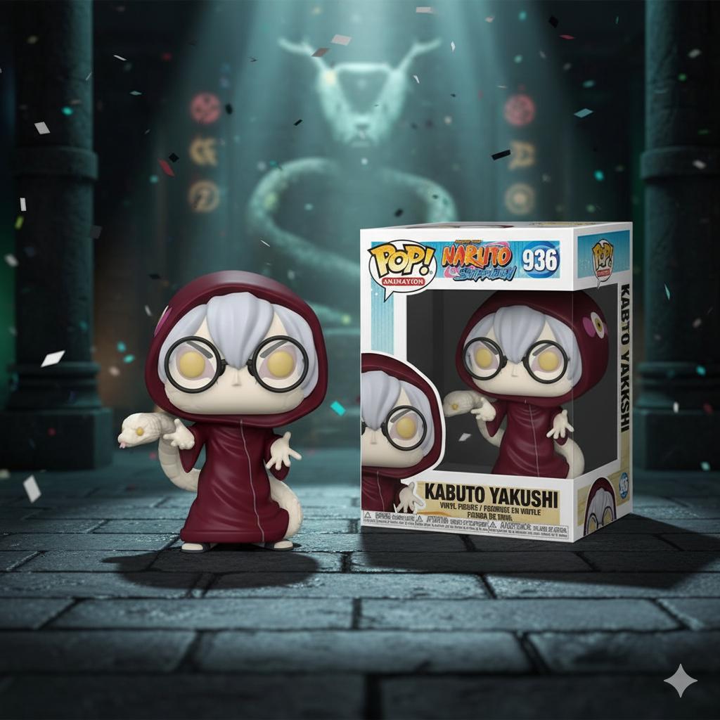 

Naruto Figure Kabuto Yakushi Naruto Kabuto Yakushi Funko Funko Pop Game Vinyl Figure No.936 10 червоний