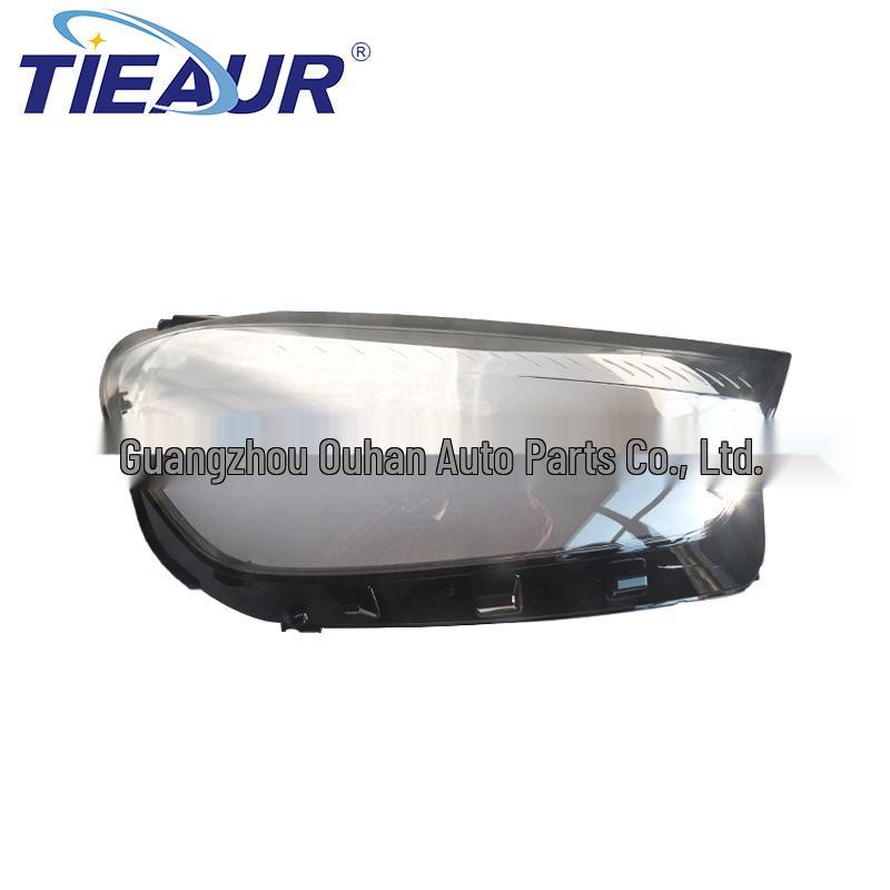 Mercedes-Benz GLE 167 Two-Tone Headlight Cover for 23-25 Models - Transparent Front Lamp Housing.