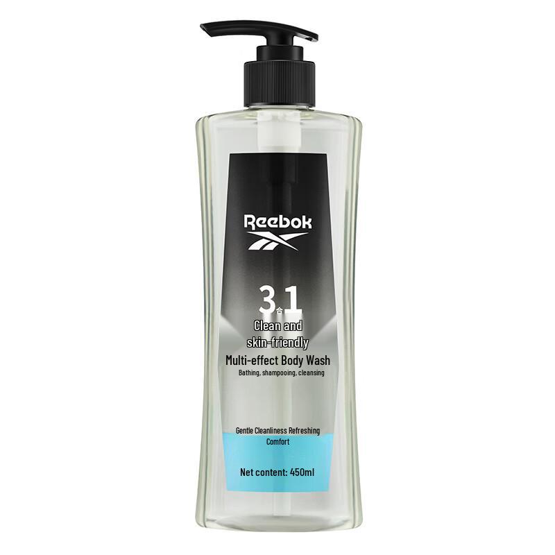 

Reebok Men s 3-in-1 Shower Gel, Shampoo & Face Wash