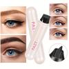 1 Stück doppelköpfiger drehbarer Eyeliner-Stempel integriert wasserdicht langanhaltend Flügel-Schablone DIY flüssiger Eyeliner-Stift schnell trocknend Make-up