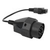 OBD II Adapterkabel 20-stift till OBD2-kontakt Rund Diagnostisk Skannerverktygskabel