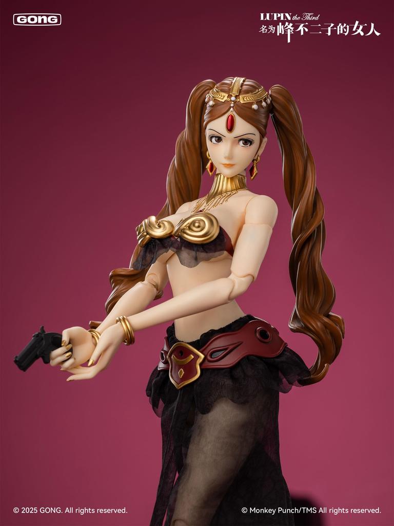 Kyoko GONG the The Woman Called Fujiko Fujiko Mine Scale PVC ABS Fabric Painted Movable Figure "LUPIN Third Mine" 1/6 & &
