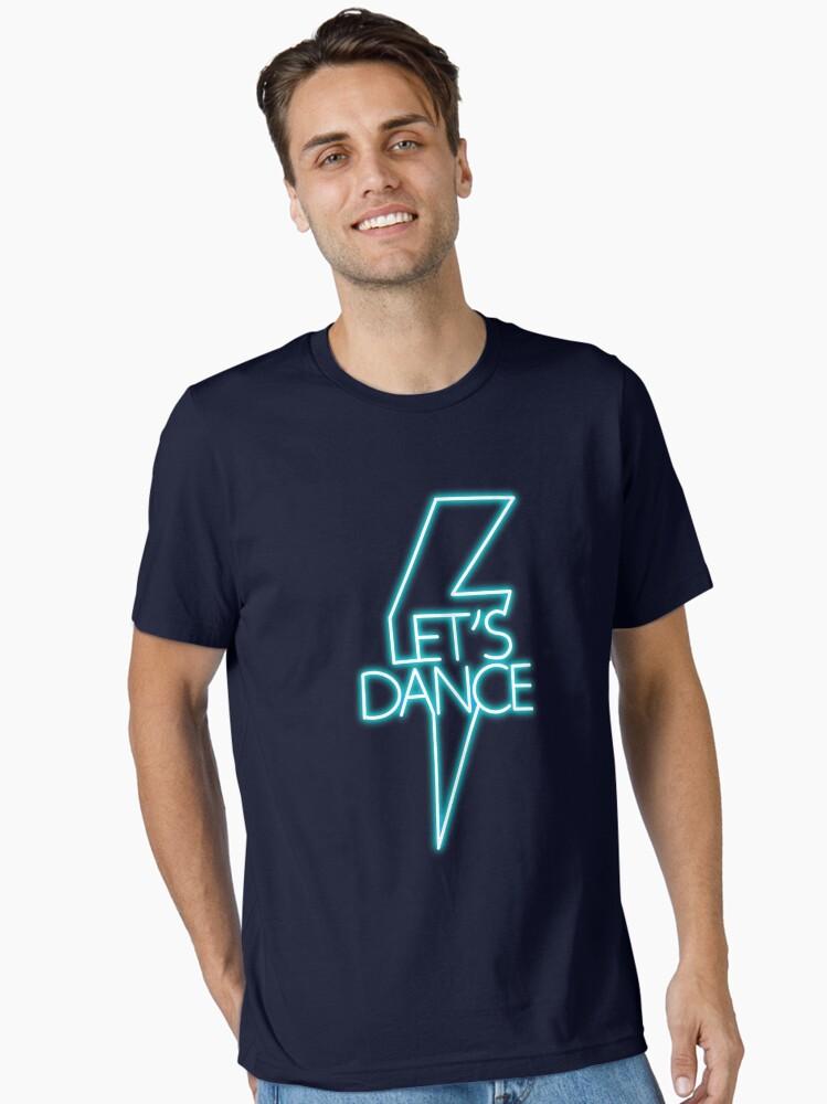 David Bowie Lets Dance Bolt Blue Essential T-Shirt