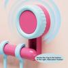 Dopamine Kitchen Plastic Suction Cup Hook Bathroom Slide Rail Hook No Punching Hanging Pole Storage Rack Portable Home Decor