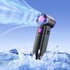 Brushless Motor Handheld Turbo Violent Fan Digital Display Mini Electric Air Blower  Keyboard