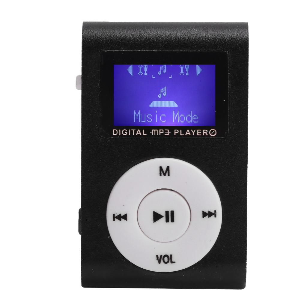 Portable Mini MP3 Music Player Sports BackClip LCD Screen MP3 Support Memory Card