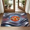 Manchester United Design Kristall Samt Teppich Weiche Dekorative Matte für Schlafzimmer Eingang