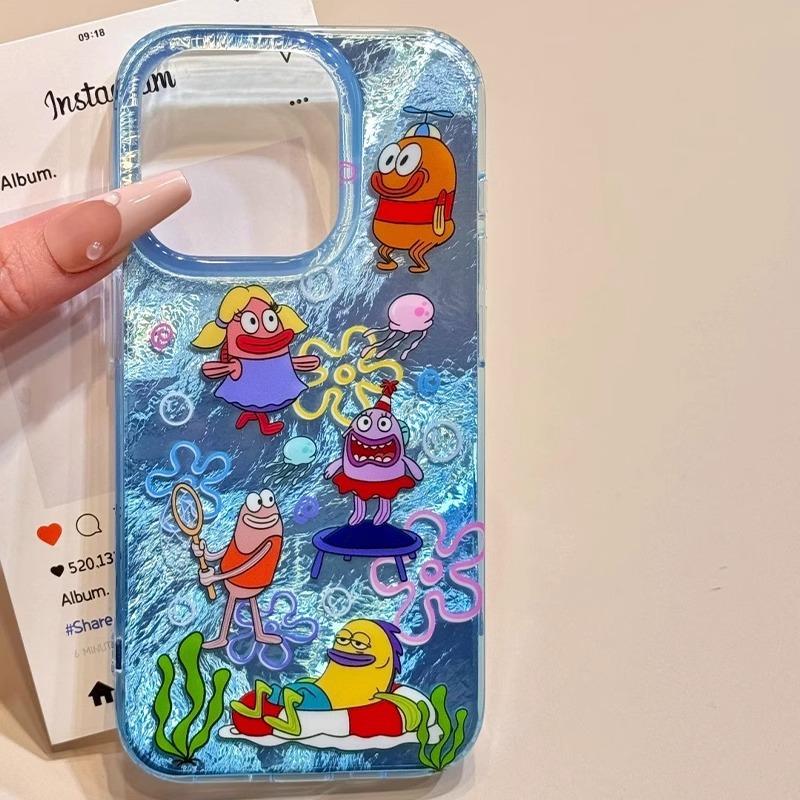 Beechburg clownfish is suitable for Apple iPhone16Promax mobile phone case, Apple 14promax cartoon IMD.