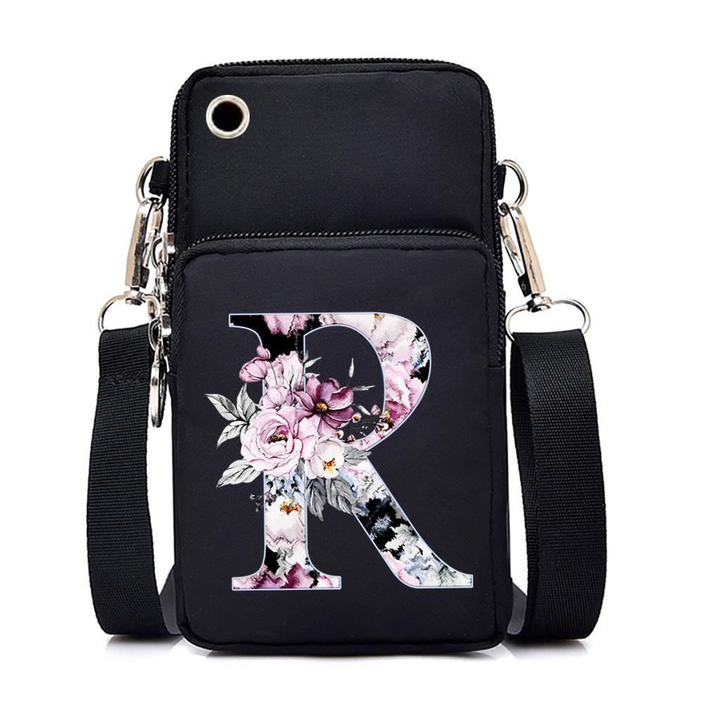 Printed casual portable messenger bag new shoulder bag multi-function fashion mobile phone bag