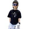 Summer Style 100% Pure Cotton Trendy Loose Short Sleeve T-Shirt for Boys and Girls - Soft, Sweat-Absorbing, and Sweat-Wicking.