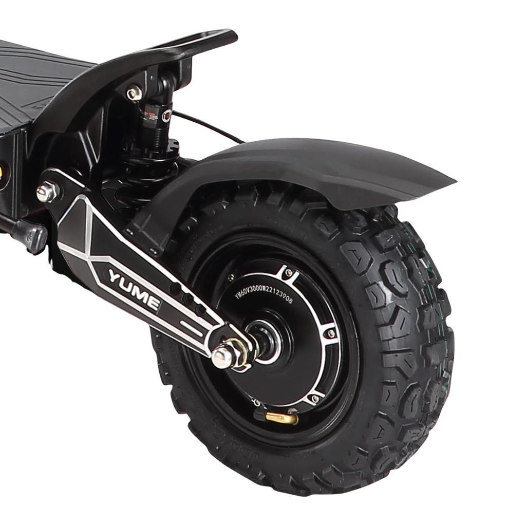 YUME Raptor All-terrian Electric Scooter 11" Tires Dual 3000W Motors 60V 27Ah Battery