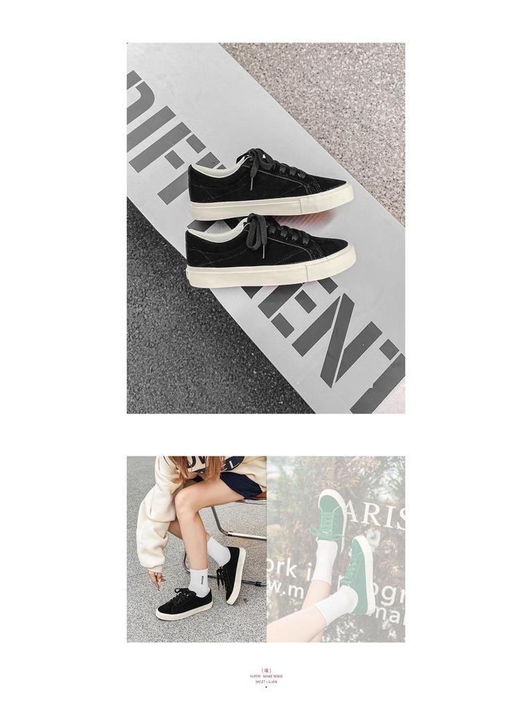 Burgundy Retro Suede Canvas Skate Shoes - Trendy & Versatile for Women & Men