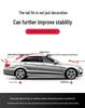 Universal No-Drill Sporty Roof Wing: Large Car Spoiler for Hatchbacks & SUVs