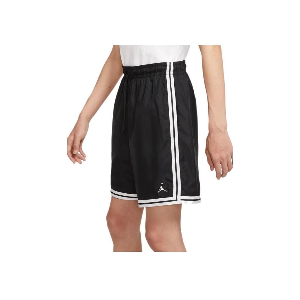 Jordan Spring/Summer 2022 Striped Drawstring Running Shorts Men Bottoms Black DQ7355-010