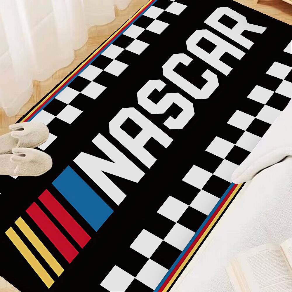 N-NASCARS Racing Car Floor Mat Rectangle Anti-slip Home Soft Badmat Front Door Indoor Outdoor Mat Hotel Decor Mat