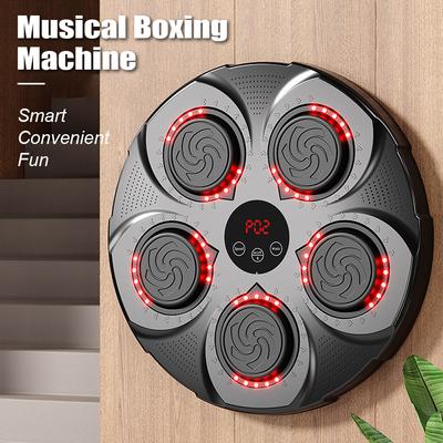 Musical Boxing Machine with Gloves Electronic BT Intelligent Boxing Target Wall Mount Boxing