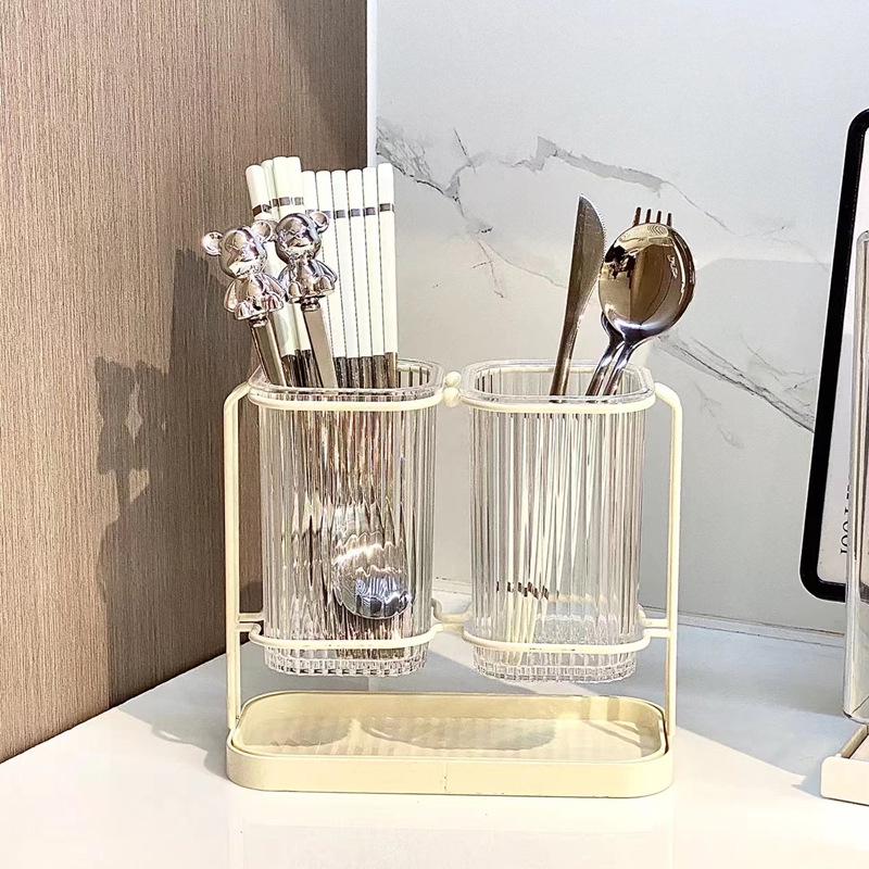 Luxus Wandhalter für Stäbchen & Besteck zum Abtropfen