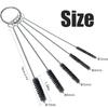 Carburetor Carbon Dirt Jet Cleaner Tool Kit Cleaning Needles with Brushes for Motorcycle ATV Moped