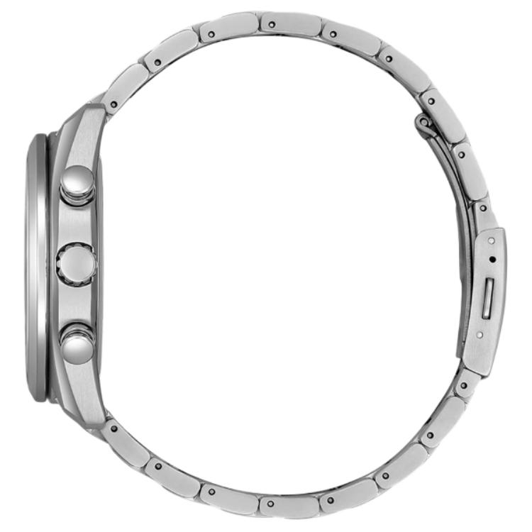CITIZEN 100m Water Resistant Light Powered Quartz Movement Super Titanium Strap Watch Men's Watches BY1010-81H
