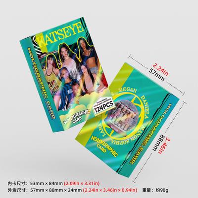 124 ks/sada Kpop Idol KATSEYE Nové album Laserově HD tištěné Lomo karty MANON SOPHIA DANIELA LARA MEGAN Pocards Nálepka Dárky pro fanoušky@